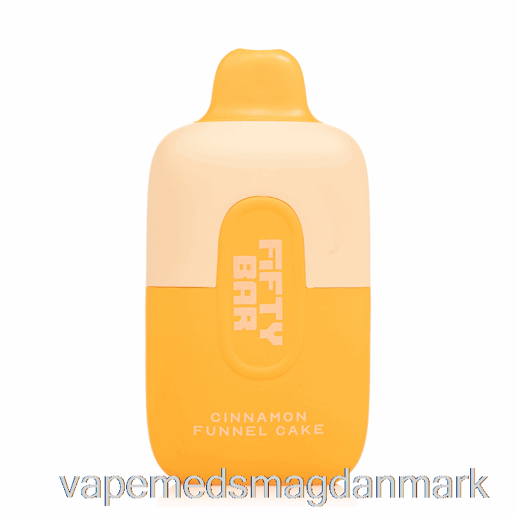 Vape Væske Fifty Bar 6500 Engangs Kaneltragtkage